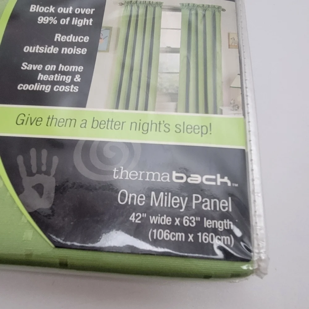 Green Blackout Curtain eclipse